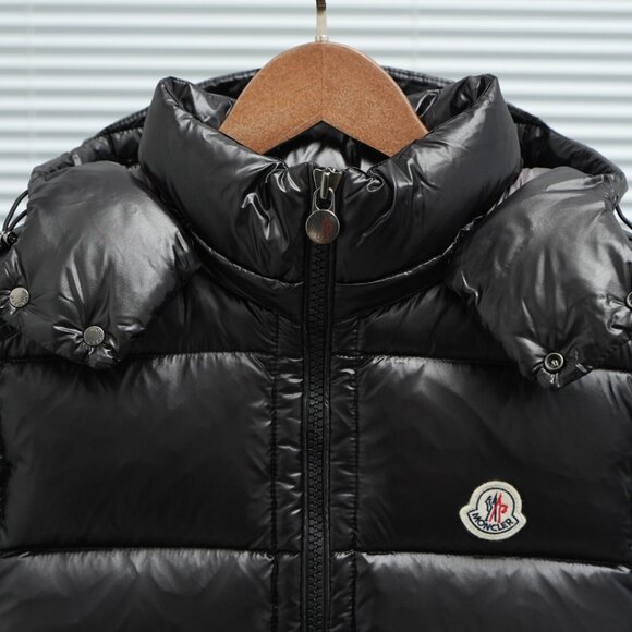 Moncler Black Puffer Vest - Picture 2 of 9